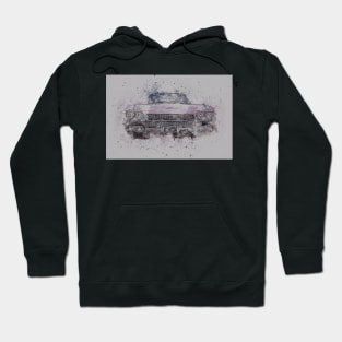 Classic Pink Cadillac convertible Hoodie